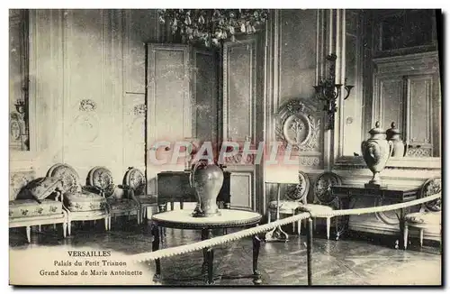 Ansichtskarte AK Versailles Palais Du Petit Trianon Grand salon de Marie Antoinette