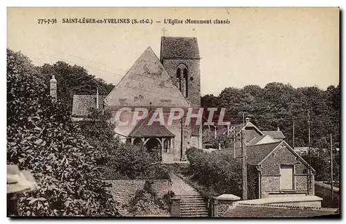 Ansichtskarte AK Saint Leger en Yvelines L&#39Eglise Monument