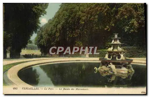 Cartes postales Versailles Le Parc Le bassin des Marmousets