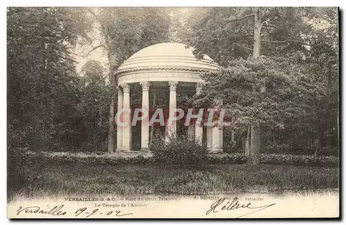 Ansichtskarte AK Versailles Parc Du Petit trianon Le Temple de l&#39Amour