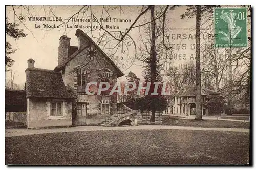 Ansichtskarte AK Versailles Hameau Du Petit Trianon le moulin la maison de la reine