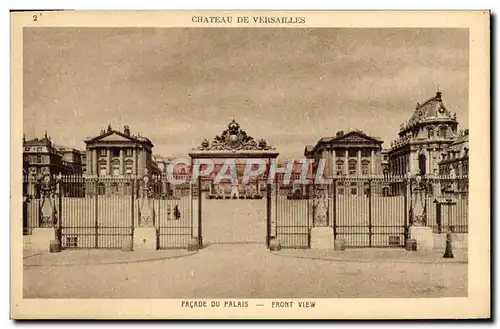 Ansichtskarte AK Chateau De Versailles Facade Du Palais