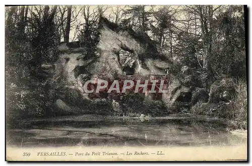 Cartes postales Versailles Parc Du Petit Trianon Les Rochers