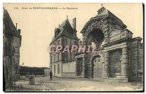 Cartes postales Palais De Fontainebleau Le Baptistere