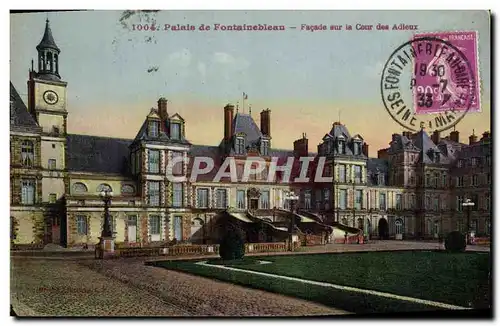 Ansichtskarte AK Palais De Fontainebleau Facade Sur La Cour Des Adieux