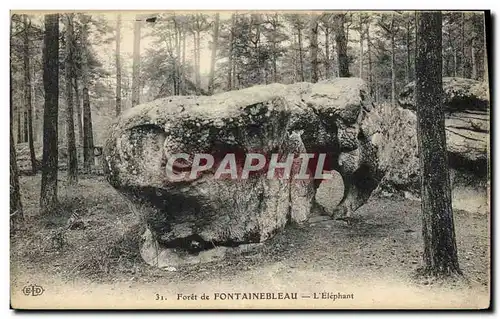 Cartes postales Forte De Fontainebleau L&#39Elephant