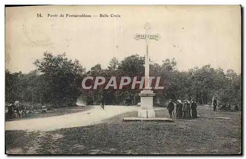 Ansichtskarte AK Foret De Fontainebleau Belle Croix