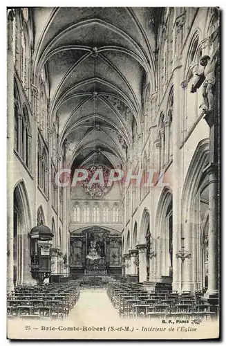 Cartes postales Brie Comte Robert Interieur De l&#39Eglise