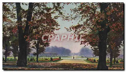 Cartes postales La Douce France Fontainebleau Les Jardins Du Palais Le parterre