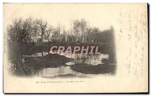 Cartes postales Foret De Fontainebleau La Mare Aux fees