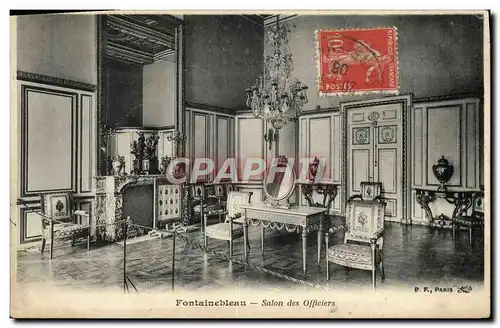 Cartes postales Fontainebleau Salon Des Officiers