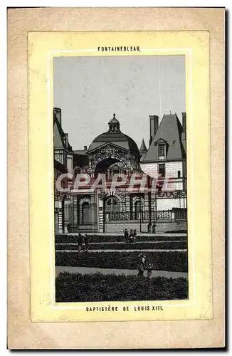 Ansichtskarte AK Fontainebleau Baptistere De Louis XIII