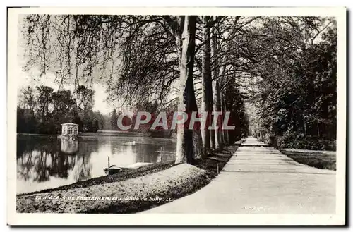 Ansichtskarte AK Palais De Fontainebleau Allee de sully