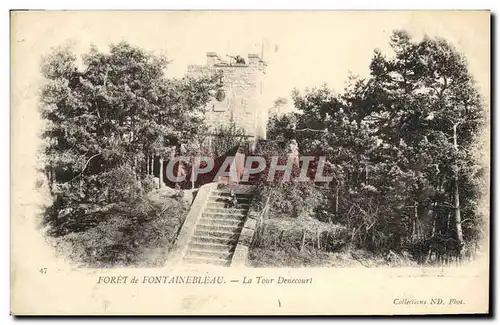 Ansichtskarte AK Foret De Fontainebleau La Tour Denecourt