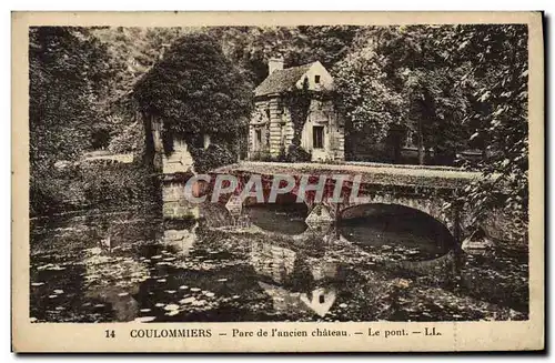 Cartes postales Coulommiers Parc De L&#39Ancien Chateau Le Pont