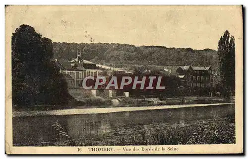 Cartes postales Thomery Vue Des Bords De La Seine