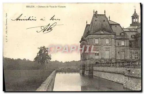 Ansichtskarte AK Melun Chateau De Vaux Le Vicomte