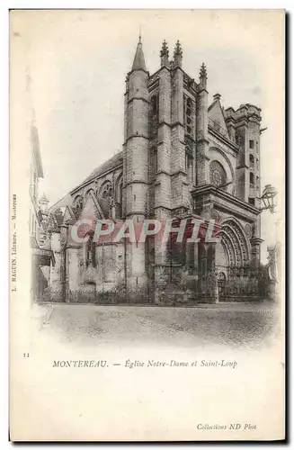 Ansichtskarte AK Montereau Eglise Notre Dame Et Saint Loup