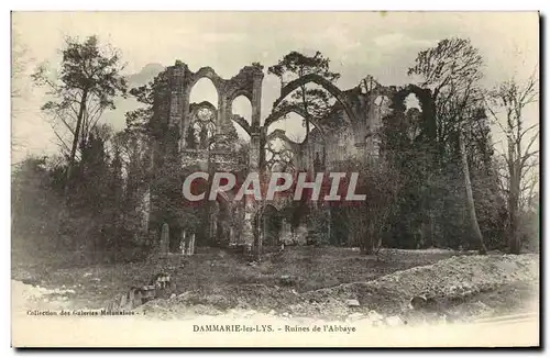 Ansichtskarte AK Dammarie Les Lys Ruines De l&#39Abbaye