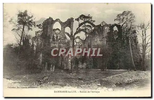 Cartes postales Dammarie Les Lys Ruines De l&#39Abbaye