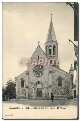 Cartes postales Louveciennes Eglise Monument Historesque