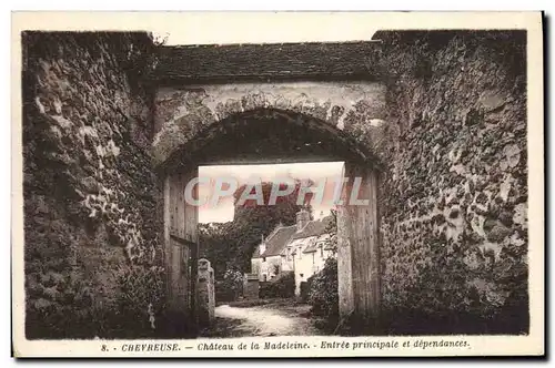 Cartes postales Chevreuse Chateau De la Madeleine Entree Principale Et Dependances