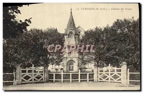 Ansichtskarte AK Verneuil Chateau Des Groues