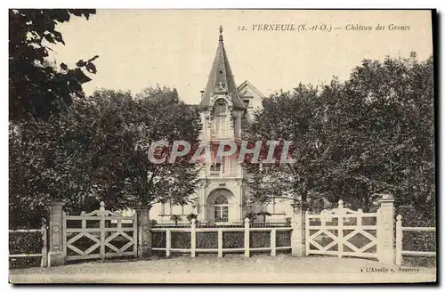 Cartes postales Verneuil Chateau Des Groues