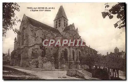 Cartes postales Triel Sur Seine L&#39Eglise