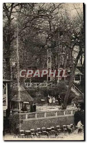 Cartes postales Robinson Interieur Du Grand Arbre