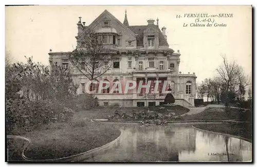 Cartes postales Verneuil Sur Seine Le Chateau Des Groues