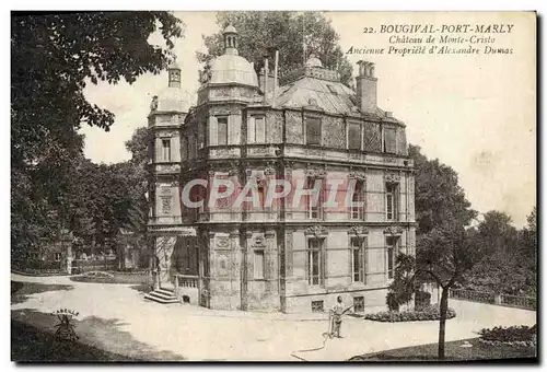 Cartes postales Bougival Port Marly Chateau De Monte Cristo Ancienne propriete d&#39Alexandre Dumas