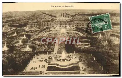 Cartes postales Panorama de Versailles