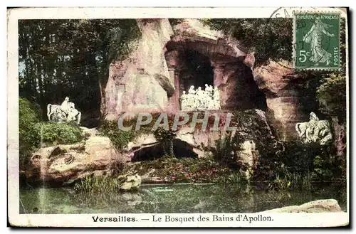 Cartes postales Versailles Le Bosquest Des Bains d'Apollon