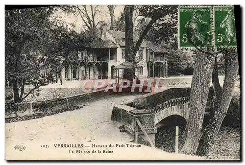 Ansichtskarte AK Versailles Hameau Du Petit Trianon La Maison de la reine