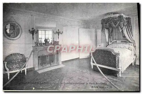 Cartes postales Versailles Le Petit Trianon La Chambre A Coucher De Marie Antoinette