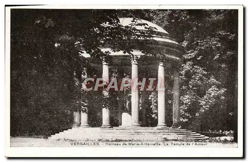 Cartes postales Versailles Hameau De Marie Antoinette Le Temple de l&#39Amour