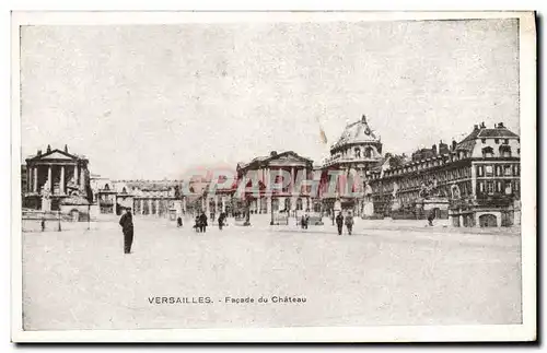 Cartes postales Versailles Facade Du Chateau