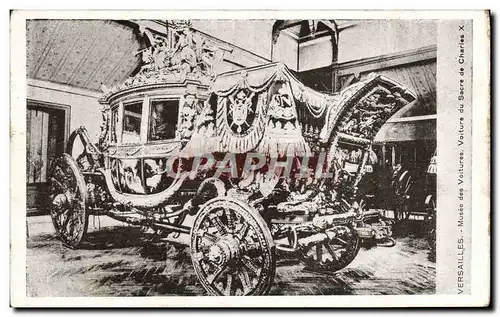 Cartes postales Versailles Musee Des Voitures Voiture Du Sacre De Charles X