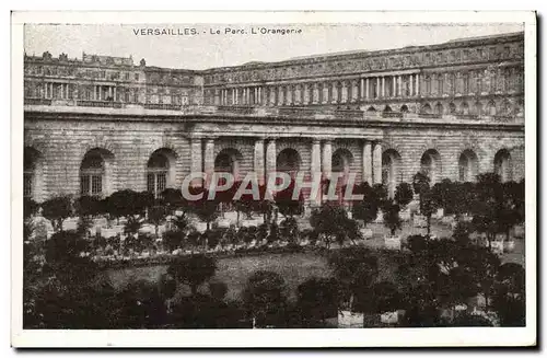 Cartes postales Versailles Le Parc l&#39Orangerie