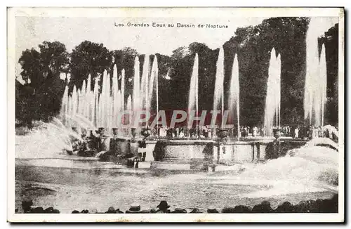 Cartes postales Les Grandes Eaux Au Bassin De Neptune