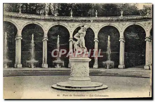 Ansichtskarte AK Parc de Versailles Les Colonnades