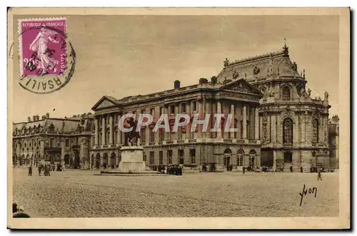 Cartes postales Splendeurs Et Charmes De Versailles Le Palais La Cour Royale Le Et la chapelle