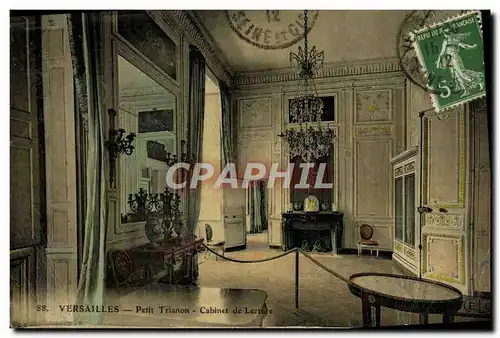 Ansichtskarte AK Versailles Petit Trianon Cabinet De Lecture