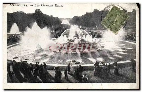 Cartes postales Versailles Les Grandes Eaux