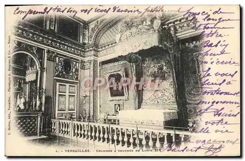 Cartes postales Versailles Chambre A Coucher de Louis XIV