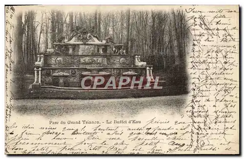 Cartes postales Parc Du Grand Trianon Le Buffet d'eau