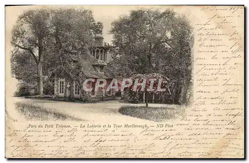 Ansichtskarte AK Parc Du Petit Trianon La Laiterie et la tour Marlborough