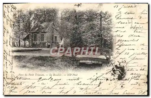 Cartes postales Parc Du Petit Trianon Le Boudoir