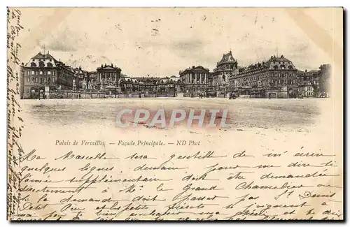 Cartes postales Parc Du Versailles Facade Principale